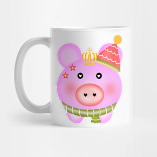 Cute christmas pig Mug